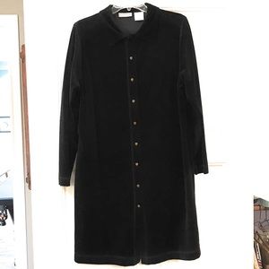 Black Button Down Dress